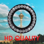 محافظ لنز رینگی نگین دار آیفون 11 پرو