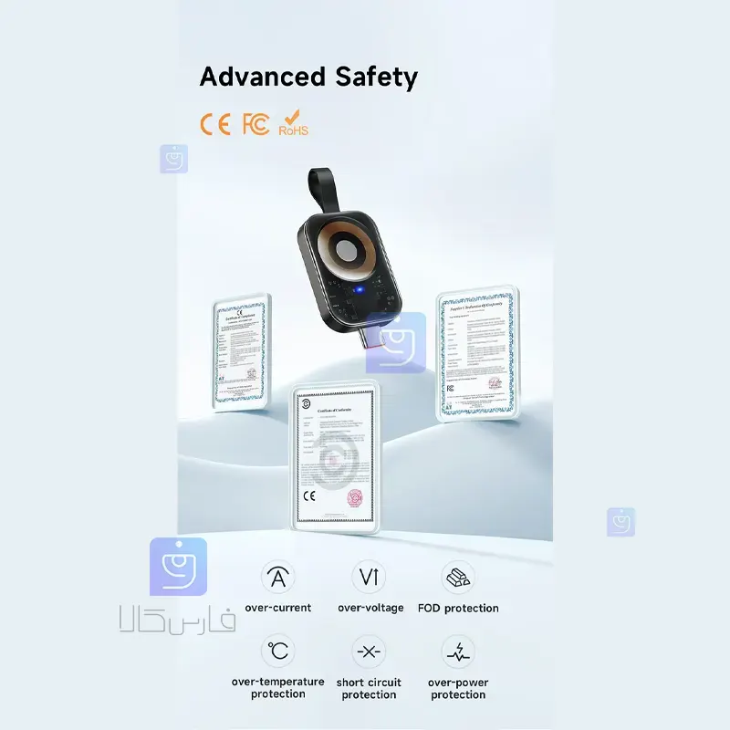 شارژر مگنتی پرتابل اپل واچ مکدودو مدل MCDODO CH-2062 Apple Watch Magnetic Charger MCDODO CH 2062 1 2 شارژر مگنتی پرتابل اپل واچ مکدودو مدل CH-2062 | فارس کالا