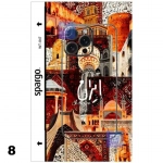 برچسب پشت فانتزی گوشی آنر X8c