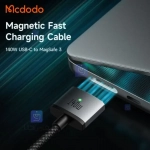 کابل شارژ 140 وات تایپ سی به مگ سیف 3 مک‌دودو مدل MCDODO CA-1470