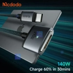 کابل شارژ 140 وات تایپ سی به مگ سیف 3 مک‌دودو مدل MCDODO CA-1470