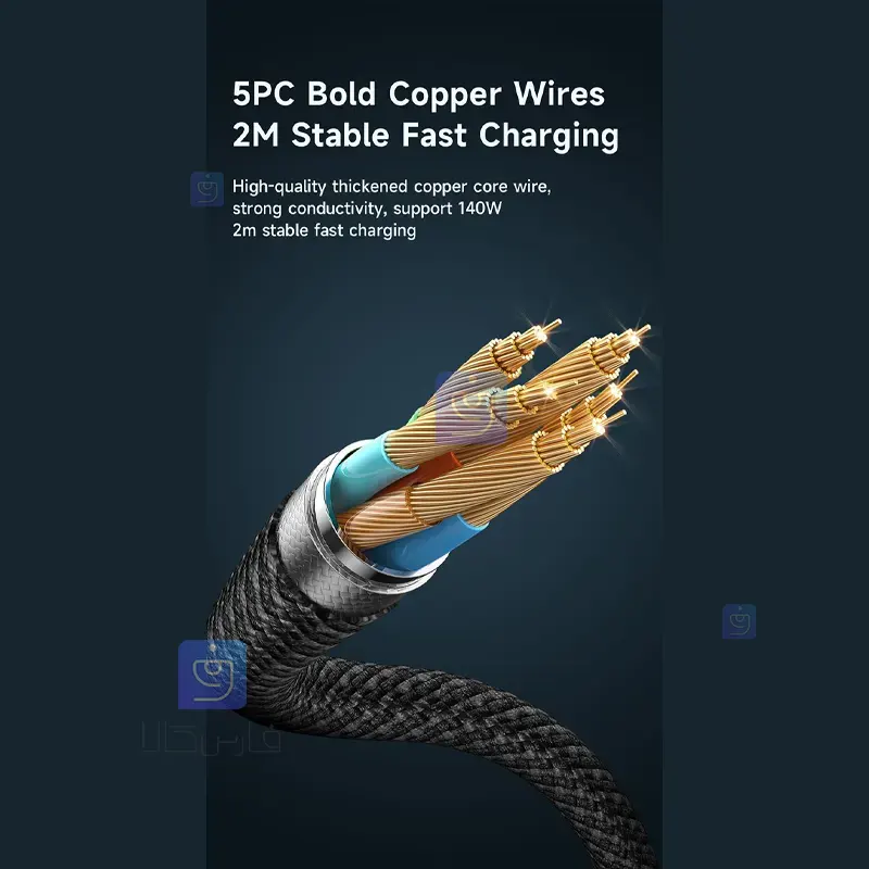 کابل شارژ مک‌بوک 140 وات مک‌دودو MCDODO CA-1470 | فارس کالا