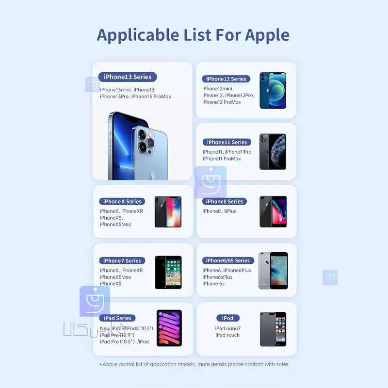 کابل شارژ سریع لایتنینگ 3 آمپر مک‌دودو CA-191 | فارس کالا