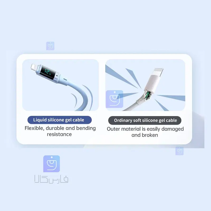 کابل شارژ سریع لایتنینگ 3 آمپر مک‌دودو CA-191 | فارس کالا