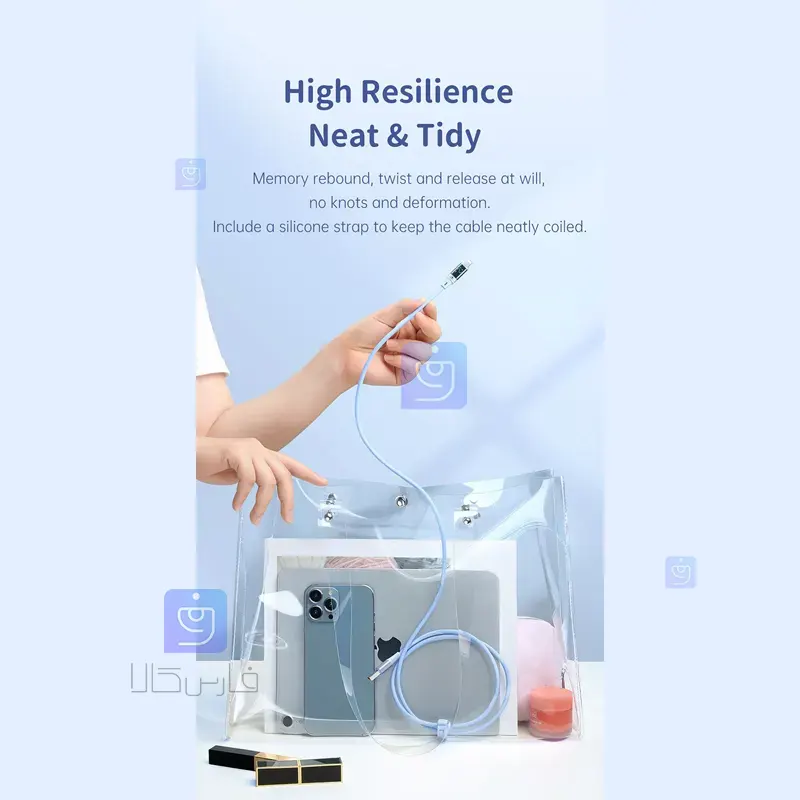 کابل شارژ سریع لایتنینگ 3 آمپر مک‌دودو CA-191 | فارس کالا