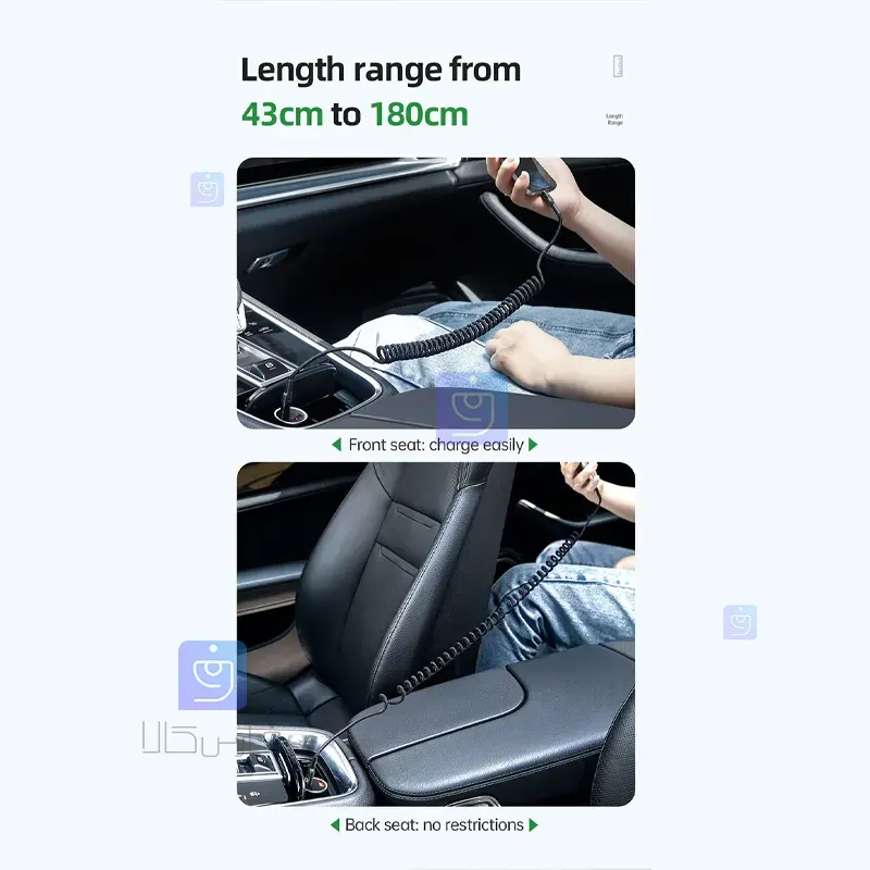 کابل شارژ فنری تایپ سی به لایتنینگ 36 واتی مکدودو مدل MCDODO CA-1960 MCDODO CA 1960 Type C to Lightning Spring Charging Cable 1 3 کابل شارژ فنری تایپسی به لایتنینگ مکدودو CA-1960 | فارس کالا