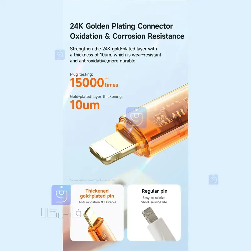 کابل شارژ لایتنینگ 36 واتی مکدودو مدل MCDODO CA-2082 MCDODO CA 2082 36W Lightning Charging Cable 1 5 کابل شارژ لایتنینگ 36 وات مکدودو مدل CA-2082 | فارس کالا