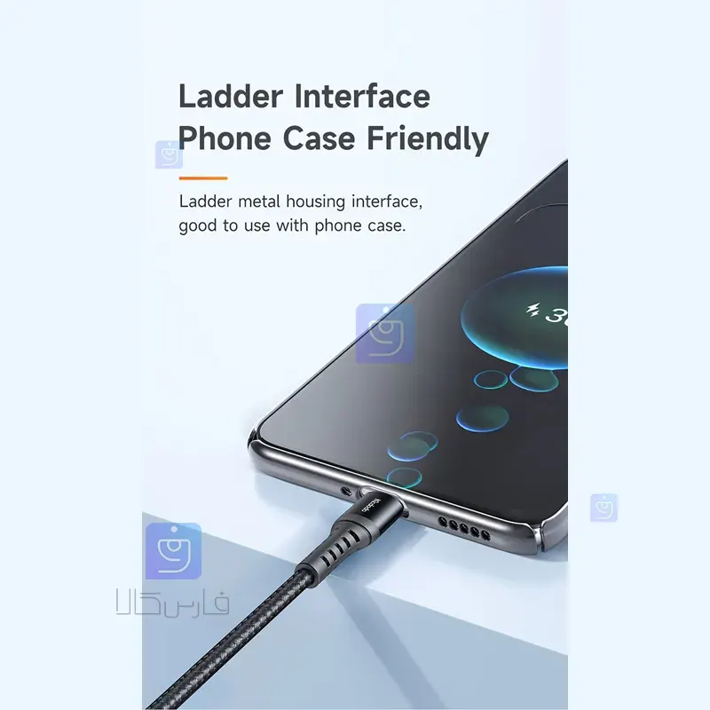 کابل شارژ سریع USB به تایپ سی مدل MCDODO CA-2271 MCDODO CA 2271 USB to Type C Fast Charging Cable 1 2 کابل شارژ سریع USB-A به Type-C مکدودو CA-2271 | فارس کالا