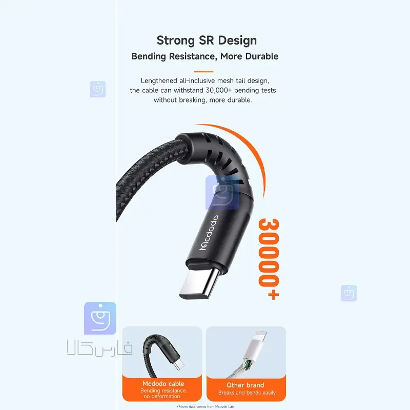 کابل شارژ سریع USB-A به Type-C مک‌دودو CA-2271 | فارس کالا