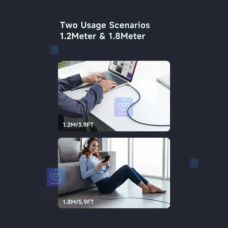 کابل شارژ سریع USB به لایتنینگ 3 آمپر مدل MCDODO CA-2790 MCDODO CA 2790 USB to Lightning Fast Charging Cable 1 4 کابل شارژ سریع USB-A به لایتنینگ مکدودو CA-2790 | فارس کالا