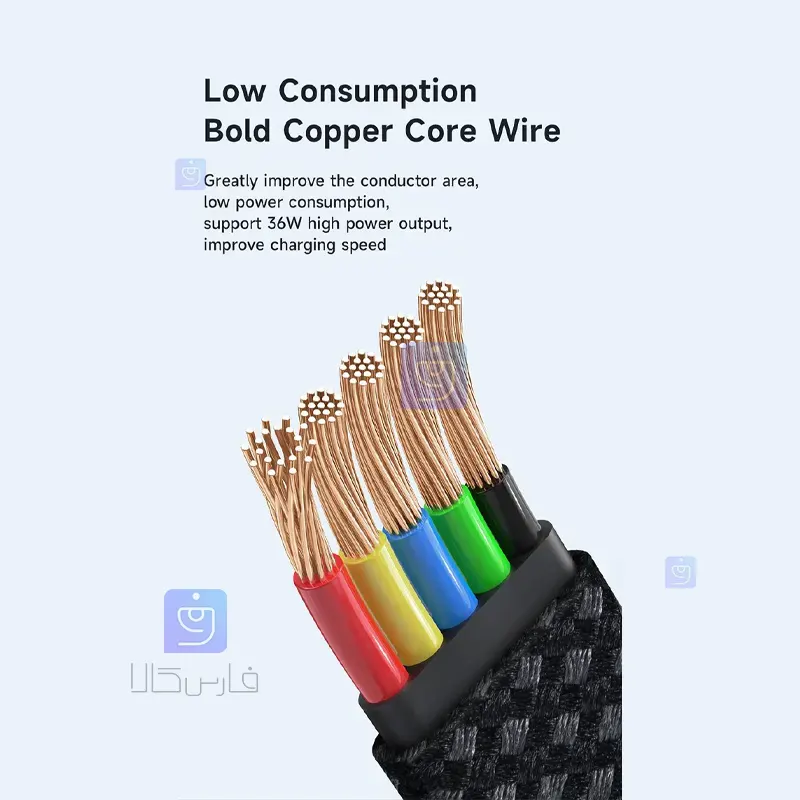 کابل شارژ سریع USB به لایتنینگ 3 آمپر مدل MCDODO CA-2790 MCDODO CA 2790 USB to Lightning Fast Charging Cable 1 7 کابل شارژ سریع USB-A به لایتنینگ مکدودو CA-2790 | فارس کالا