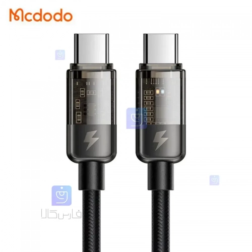 کابل شارژ سریع تایپ سی به تایپ سی 100 واتی مک دودو مدل MCDODO CA-2841
