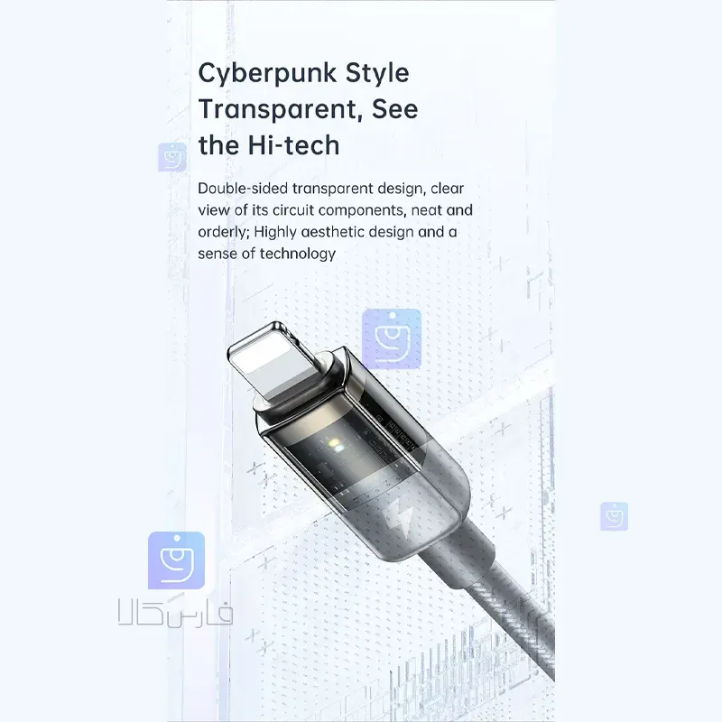 کابل شارژ هوشمند تایپ سی به لایتنینگ 36 واتی مدل MCDODO CA-3160 MCDODO CA 3160 Type C to Lightning Smart Charging Cable 13 کابل شارژ هوشمند تایپ سی 36 وات مدل CA-3160 | فارس کالا