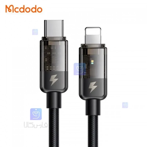 کابل شارژ هوشمند تایپ سی به لایتنینگ 36 واتی مک‌دودو مدل MCDODO CA-3161