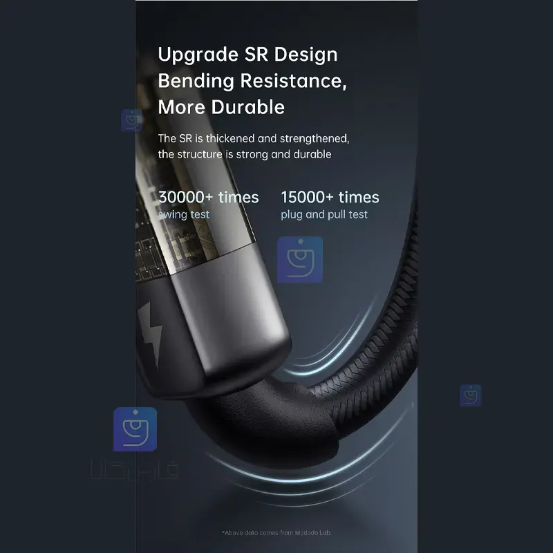کابل شارژ هوشمند تایپ سی به لایتنینگ 36 واتی مکدودو مدل MCDODO CA-3161 MCDODO CA 3161 Type C to Lightning Smart Charging Cable 5 کابل شارژ هوشمند تایپ سی به لایتنینگ 36 واتی مکدودو مدل MCDODO CA-3161 1