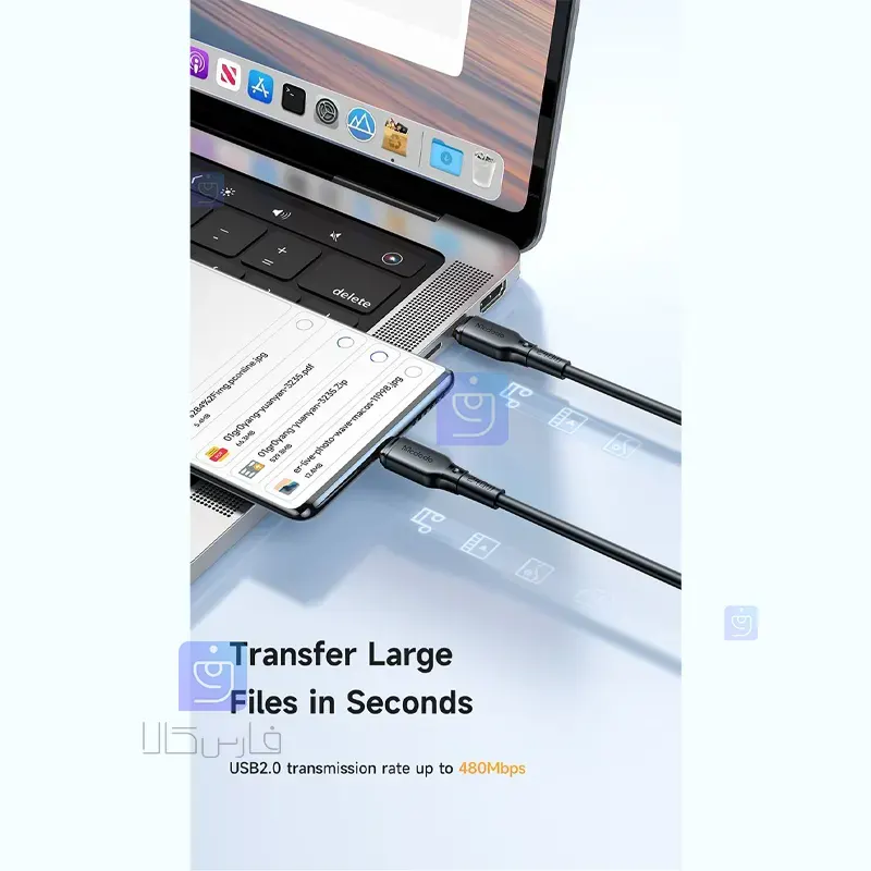 کابل شارژ تایپ‌سی 240 وات مک‌دودو MCDODO CA-3310 | فارس کالا