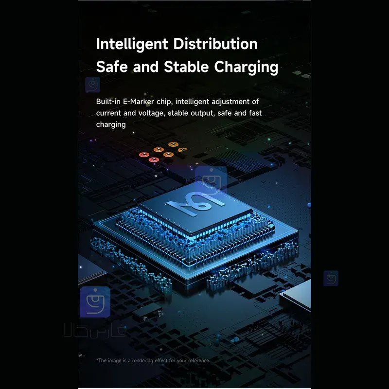 کابل شارژ سریع تایپ سی به تایپ سی 240 واتی مدل MCDODO CA-3311 MCDODO CA 3311 240W Type C Fast Charging Cable 1 7 کابل شارژ تایپسی 240W مکدودو مدل CA-3311 | فارس کالا