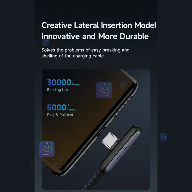 کابل شارژ سریع تایپ‌سی 65W مک‌دودو مدل CA-3360 | فارس کالا