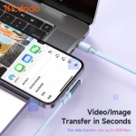 کابل شارژ سریع تایپ سی به لایتنینگ 36 وات مدل MCDODO CA-344