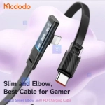 کابل شارژ سریع تایپ سی به لایتنینگ 36 وات مدل MCDODO CA-344