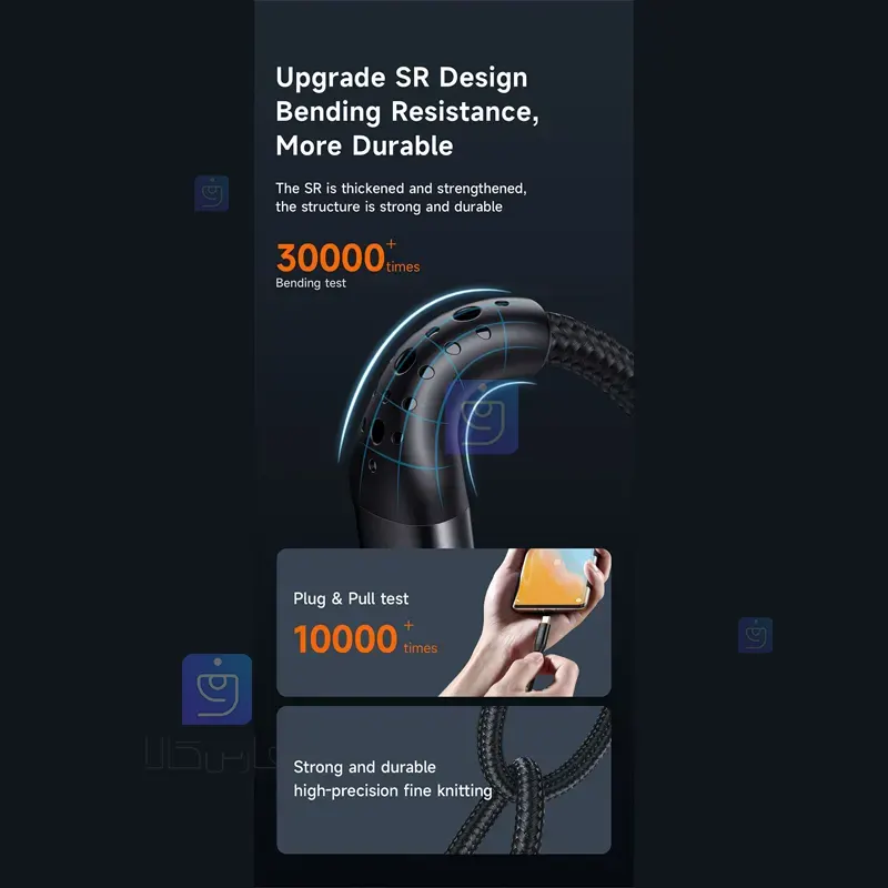 کابل شارژ هوشمند Type-C به Type-Cمک‌دودو CA-3460 | فارس کالا