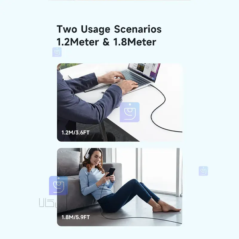 کابل شارژ قطع کن دار تایپ سی به تایپ سی 100 واتی مدل MCDODO CA-3461 MCDODO CA 3461 100W Type C Charging Cable 31 کابل شارژ تایپ سی به تایپ سی مک دودو مدل CA-3461 | فارس کالا