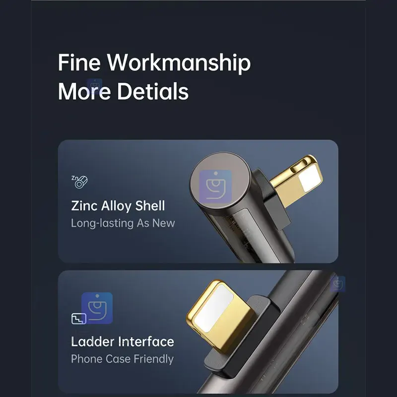 کابل شارژ USB به لایتنینگ 3A مک‌دودو مدل CA-3510 | فارس کالا