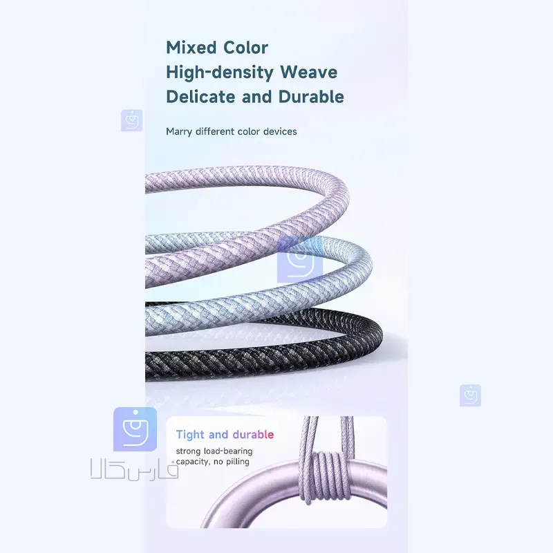 کابل شارژ تایپ سی به لایتنینگ 36واتی مدل MCDODO CA-3660 MCDODO CA 3660 Type C to Lightning Charging Cable 11 کابل شارژ تایپسی به لایتنینگ 36W مکدودو CA-3660 | فارس کالا