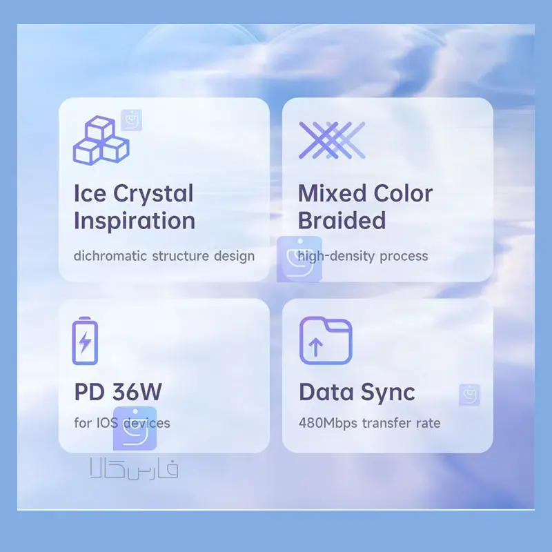 کابل شارژ تایپ سی به لایتنینگ 36واتی مدل MCDODO CA-3660 MCDODO CA 3660 Type C to Lightning Charging Cable 13 کابل شارژ تایپسی به لایتنینگ 36W مکدودو CA-3660 | فارس کالا