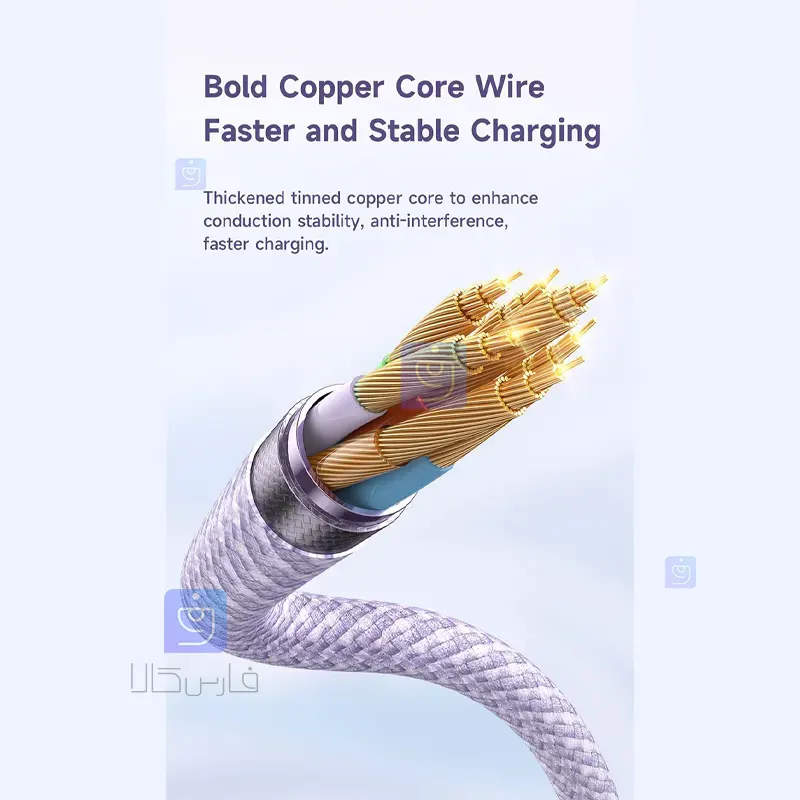 کابل شارژ تایپ سی به لایتنینگ 36واتی مدل MCDODO CA-3660 MCDODO CA 3660 Type C to Lightning Charging Cable 7 کابل شارژ تایپسی به لایتنینگ 36W مکدودو CA-3660 | فارس کالا