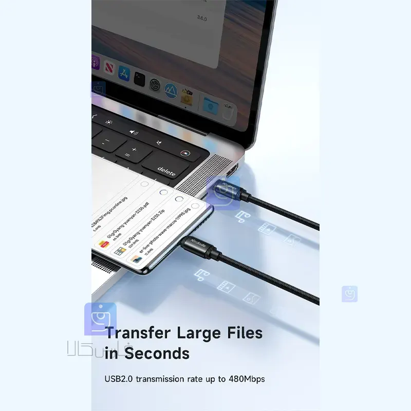 کابل شارژ سریع تایپ سی 240W مک‌دودو مدل CA-3681 | فارس کالا