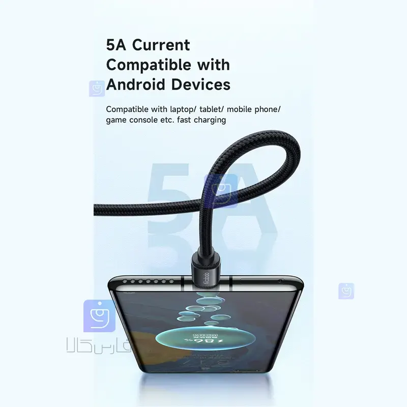 کابل شارژ سریع تایپ سی 240W مک‌دودو مدل CA-3681 | فارس کالا