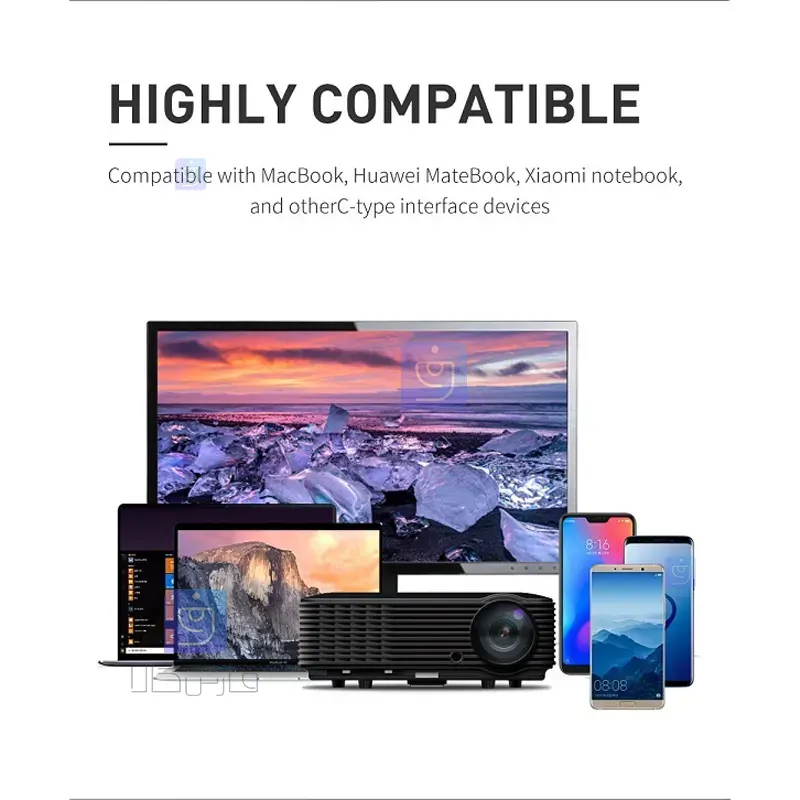 کابل تبدیل انتقال تصویر تايپ سی به HDMI مدل MCDODO CA-5880 MCDODO CA 5880 Type C Video Transmission Conversion Cable 1 کابل انتقال تصویر تایپسی به HDMI مکدودو CA-5880 |فارس کالا