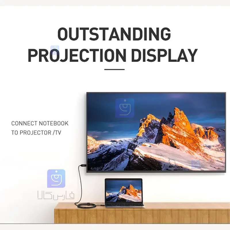 کابل تبدیل انتقال تصویر تايپ سی به HDMI مدل MCDODO CA-5880 MCDODO CA 5880 Type C Video Transmission Conversion Cable 6 کابل انتقال تصویر تایپسی به HDMI مکدودو CA-5880 |فارس کالا