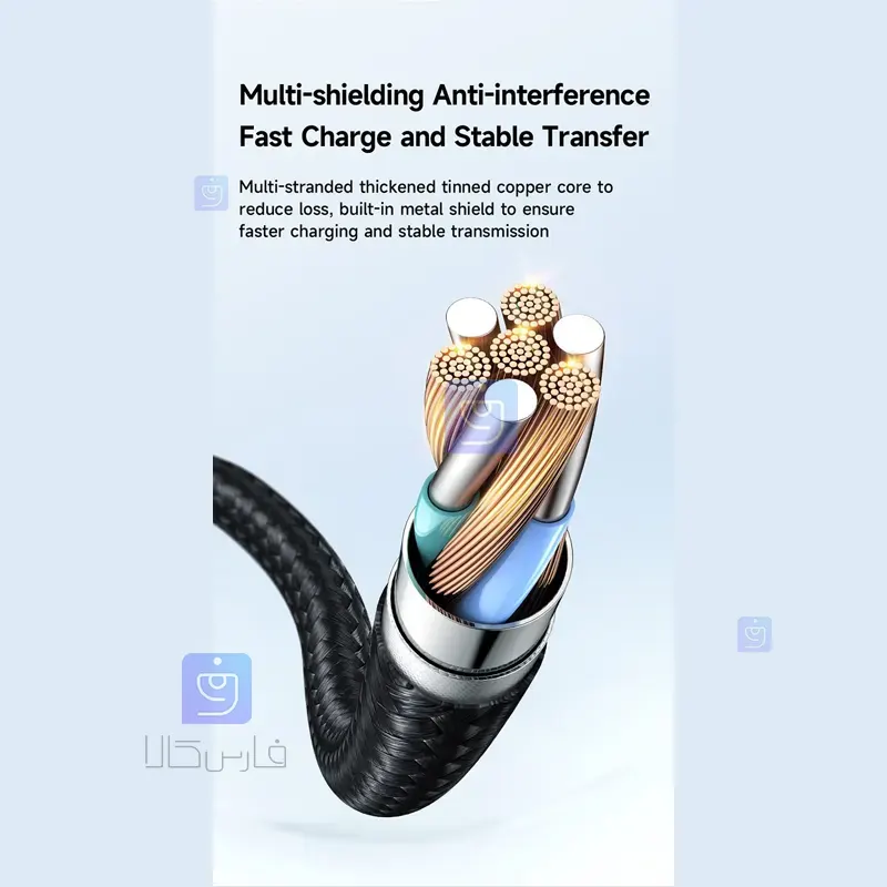 کابل تایپ‌سی به تایپ سی 100 واتی مک‌دودو CA-7132 | فارس کالا