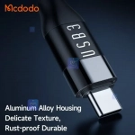 کابل شارژ و انتقال تصویر 100 واتی دو سر تایپ سی مدل MCDODO CA-7132