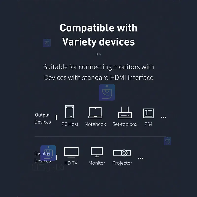 کابل انتقال تصویر HDMI کیفیت 4K مک‌دودو CA-7180 | فارس کالا