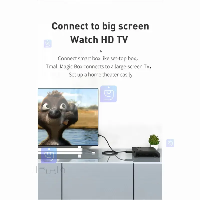 کابل انتقال تصویر HDMI کیفیت 4K مک‌دودو CA-7180 | فارس کالا