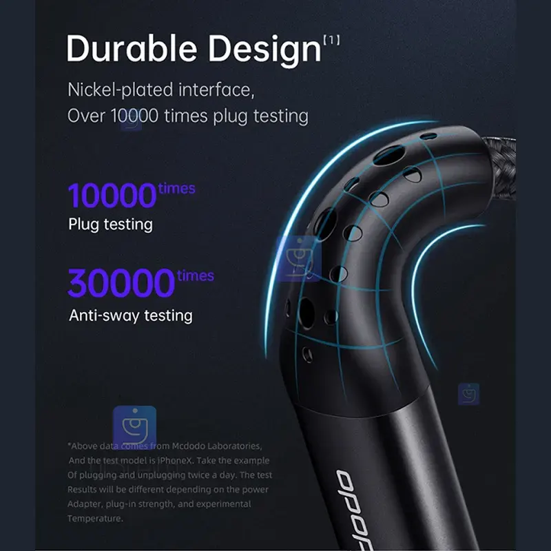 کابل شارژ هوشمند تایپ سی به لایتنینگ مکدودو مدل MCDODO CA-7360 MCDODO CA 7360 Type C Smart Charging Cable 1 4 کابل شارژ هوشمند تایپسی به لایتنینگ CA-7360 | فارس کالا