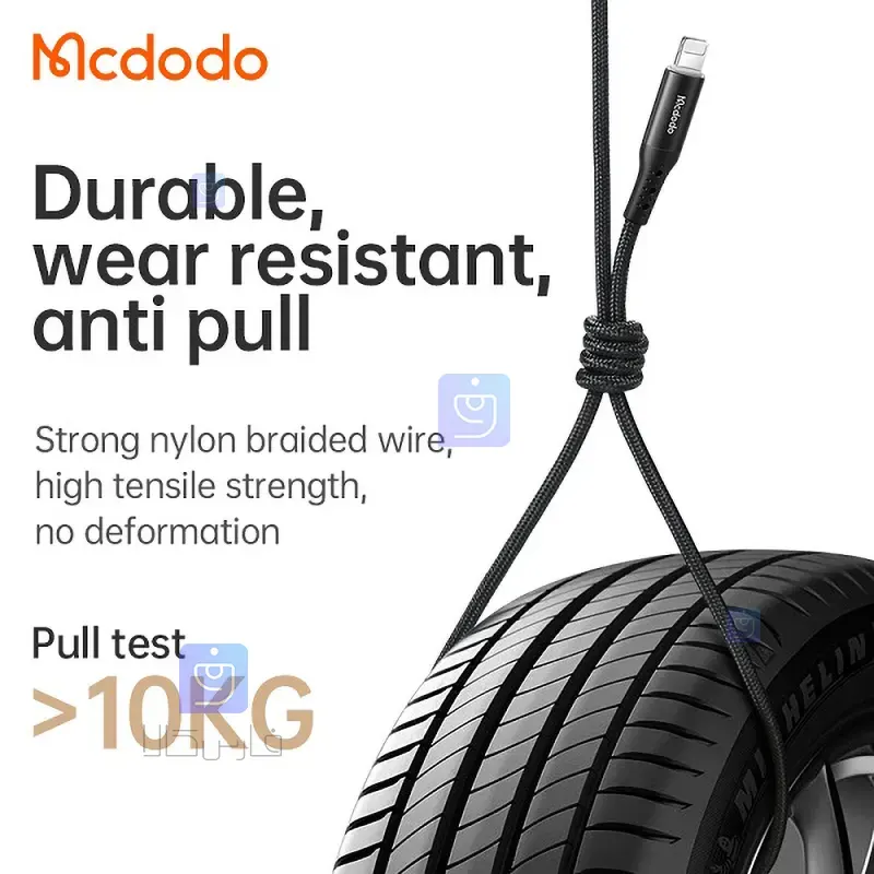 کابل شارژ سریع هوشمند لایتنینگ مکدودو مدل MCDODO CA-7410 MCDODO CA 7410 Smart Lightning Fast Charging Cable 6 کابل شارژ سریع هوشمند لایتنینگ مکدودو CA-7410 | فارس کالا