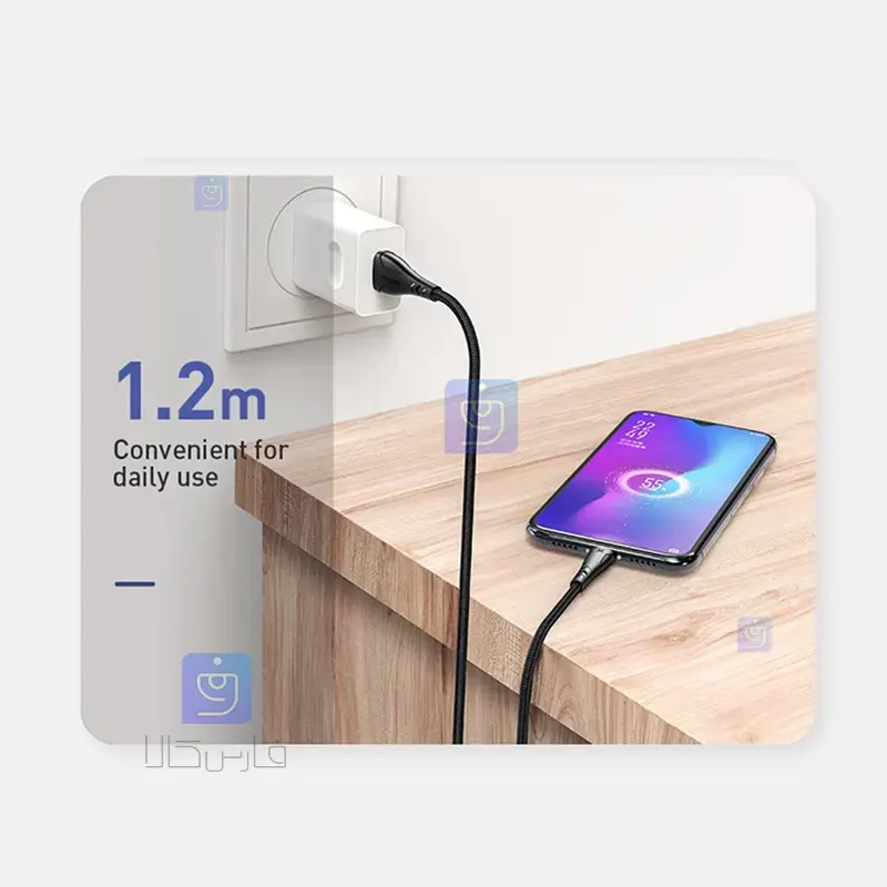 کابل شارژ و انتقال داده میکرو USB مکدودو مدل MCDODO CA-7451 MCDODO CA 7451 Micro USB Charging and Data Transfer Cable 1 2 کابل شارژ و انتقال داده میکرو USB مکدودو CA-7451 | فارس کالا