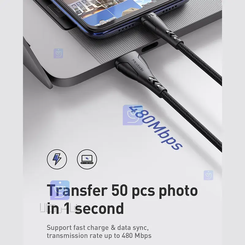 کابل شارژ و انتقال داده میکرو USB مکدودو مدل MCDODO CA-7451 MCDODO CA 7451 Micro USB Charging and Data Transfer Cable 1 4 کابل شارژ و انتقال داده میکرو USB مکدودو CA-7451 | فارس کالا