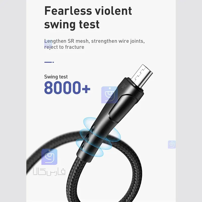 کابل شارژ و انتقال داده میکرو USB مکدودو مدل MCDODO CA-7451 MCDODO CA 7451 Micro USB Charging and Data Transfer Cable 1 5 کابل شارژ و انتقال داده میکرو USB مکدودو CA-7451 | فارس کالا