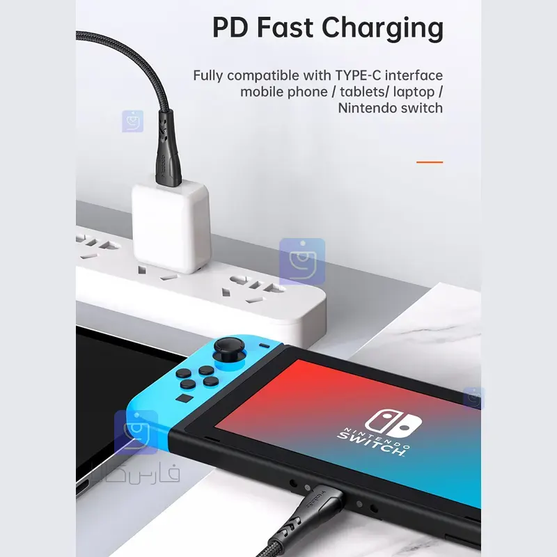 کابل كوتاه 20 سانتی تایپ سی به تایپ سی مکدودو مدل MCDODO CA-7640 MCDODO CA 7640 20cm Type C to Type C Short Cable 1 1 کابل کوتاه تایپسی به تایپسی مکدودو CA-7640 | فارس کالا