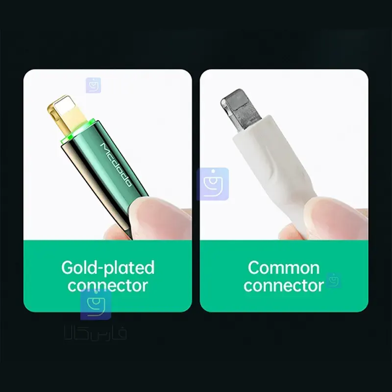 کابل شارژ هوشمند لایتنینگ مکدودو مدل MCDODO CA-8060 MCDODO CA 8060 Smart Lightning Charging Cable 1 6 کابل شارژ هوشمند لایتنینگ مکدودو MCDODO CA-8060 | فارس کالا