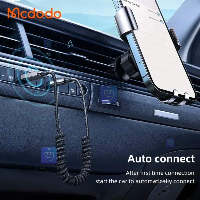 گیرنده صوتی بلوتوثی AUX مکدودو مدل MCDODO CA-8700 MCDODO CA 8700 AUX Bluetooth Audio Receive 2 3 گیرنده صوتی بلوتوثی AUX مکدودو مدل CA-8700 | فارس کالا