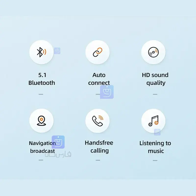 گیرنده صوتی بلوتوثی AUX مکدودو مدل MCDODO CA-8700 MCDODO CA 8700 AUX Bluetooth Audio Receive 2 6 گیرنده صوتی بلوتوثی AUX مکدودو مدل CA-8700 | فارس کالا