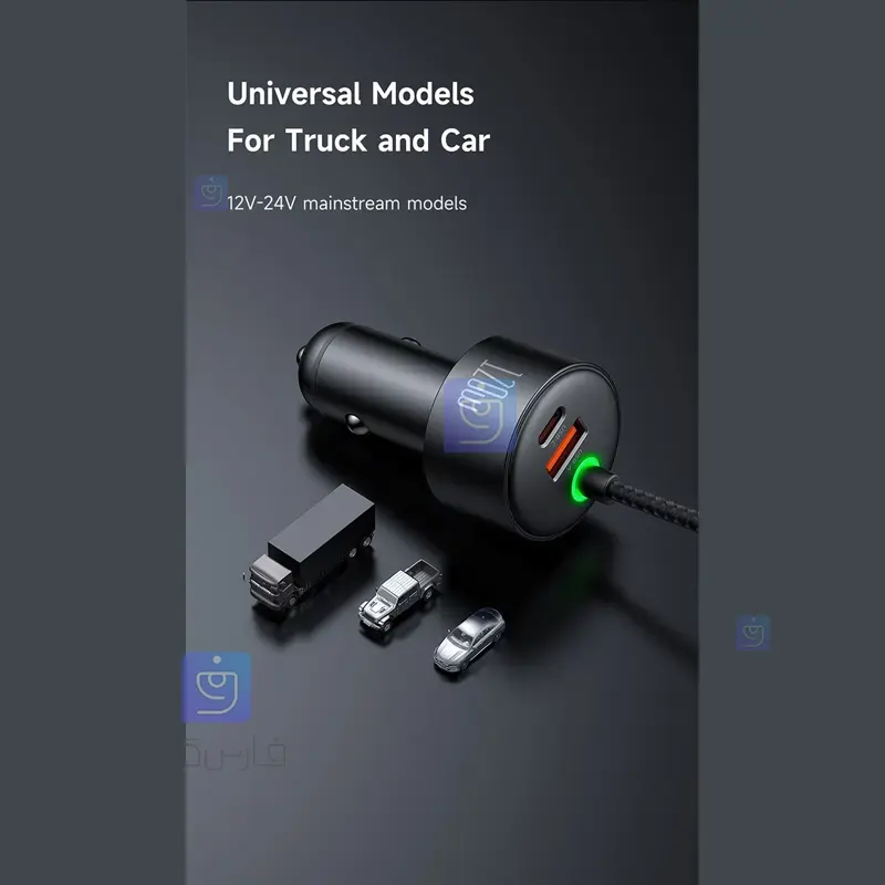 شارژر فندکی دو پورت 120وات مک‌دودو CC-0370 | فارس کالا