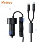 شارژر فندکی 2پورت+2کابل متصل 120وات مدل MCDODO CC-0370