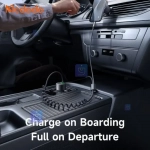 شارژر فندکی 2پورت+2کابل متصل 120وات مدل MCDODO CC-0370